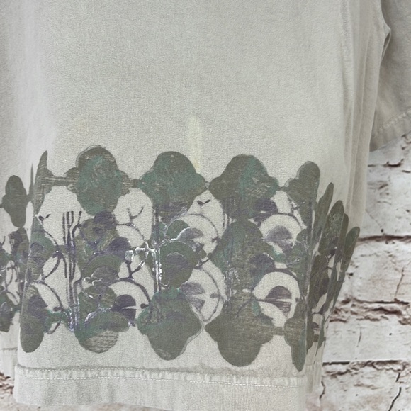 Vintage Blue Fish Cropped T Shirt - Picture 4 of 9